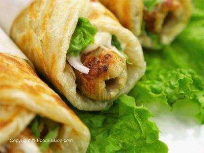 Chicken kabab Roll - Bombay Grill Milton