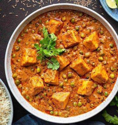 Matar Paneer - Bombay Grill Milton