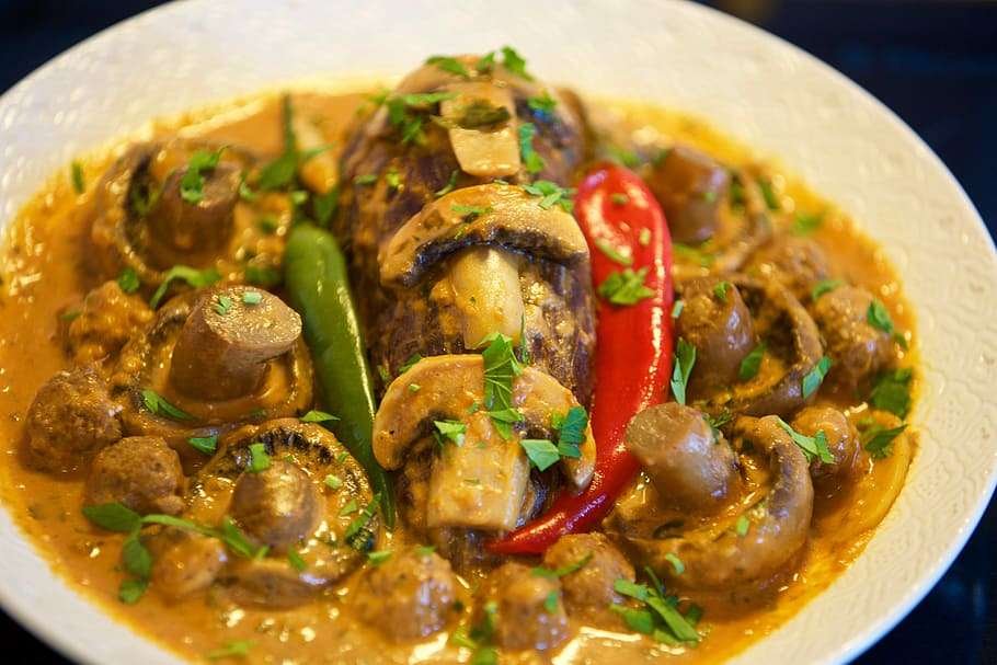 Mushroom Mutter Masala - Bombay Grill Milton