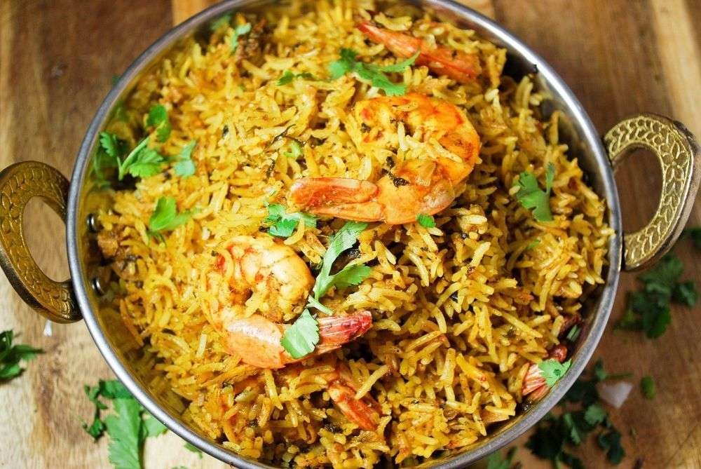 Shrimp Biryani - Bombay Grill Milton